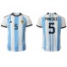 Argentinië Leandro Paredes #5 Voetbalkleding Thuisshirt WK 2022 Korte Mouwen